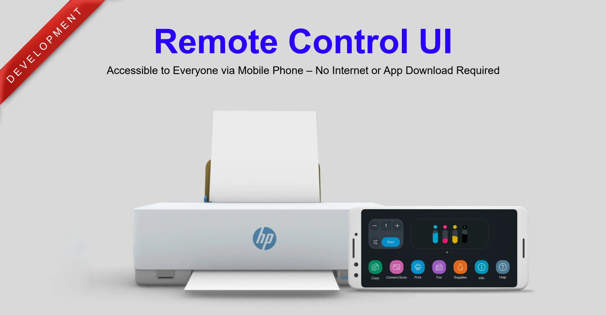 Project overview — original remote control ui project material