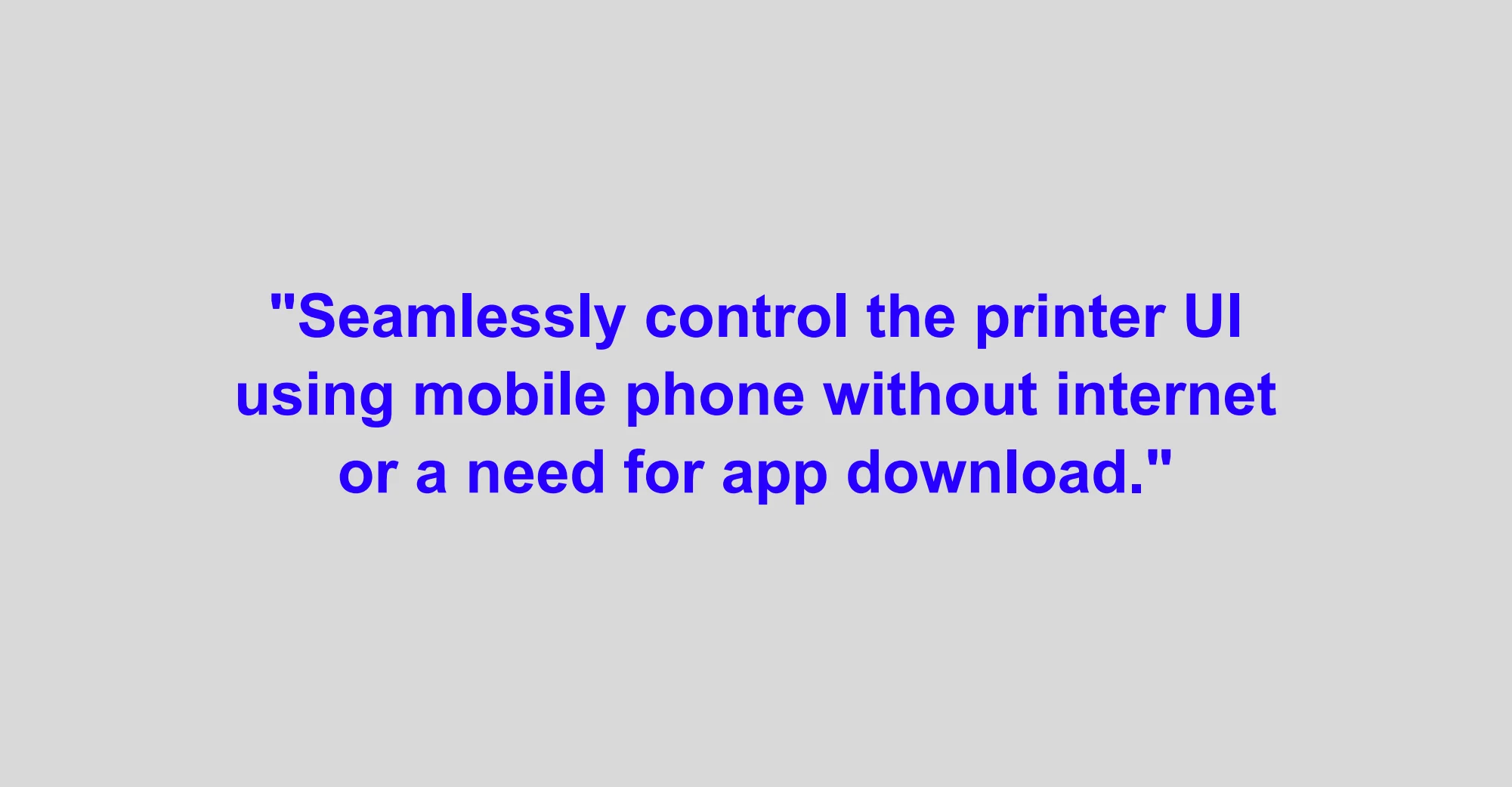 The central idea — original remote control ui project material