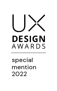 UX Design Awards special mention 2022
